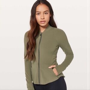 Lululemon green ease jacket